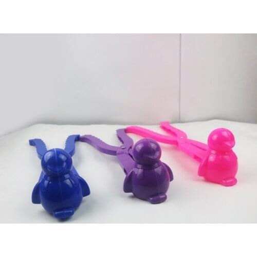 Winter Penguin Snow Ball Clamp Sand Scoop Clip Mold Kids Toy Beach Outdoor Gadge Snowball Fight Sports Child Toy