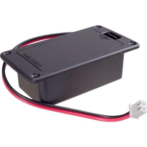 9V Pickup Battery Box Guitar Case Cover Holders for Guitar Bass Ukulele Pickup with Wires ABS Guitar Accessories