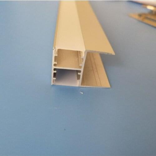 Free Shipping Modern indirect linear light bar double sided led aluminum lighting profile for bathroom wall 2m/pcs 70m/lot