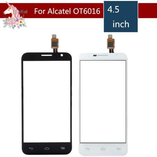 For Alcatel One Touch Idol 2 mini 6016 6016D 6016A 6016E 6016X OT6016 Touch Screen Digitizer Sensor Outer Glass Lens Panel