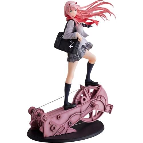 New 28cm Anime Darling In The FRANXX Figure Toys Zero Two 02 PVC Action Figures Toy Adult Collectible Model Doll Toys
