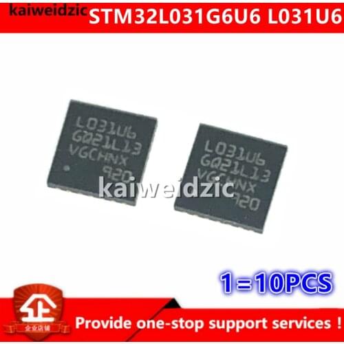 Kaiweikdic New imported original STM32L031G6U6 L031U6 QFN28 MCU 32-bit ARM microcontroller MCU Integrated circuit chip