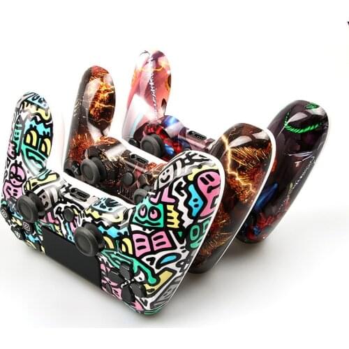 Camouflage Gamepad Controller For PS4 Console Control Private Mode Wireless Bluetooth Game Joystick