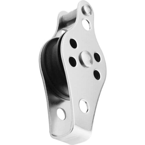 316 Stainless Steel Pulley Suit 2mm to 8mm Rope Blocks Rope Runner Kayak Boat Accessories Marine Canoe Anchor Trolley Kit Hot