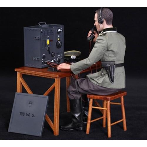 1/6 scale World War II military communication radio operator Gerd 12 inch action figure set model toy