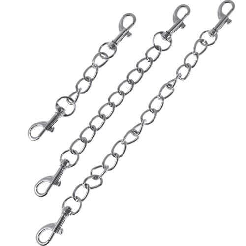 Metal Chain Bondage Restraints Handcuffs Double End Metal Hook Chain Bondage Handcuffs Connection Hook Sex Erotic Accessories