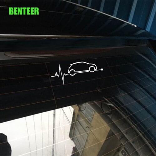 2pcs car windows sticker for Peugeot 208