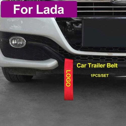 1PCS 27x5cm Nylon Car Bumper Decoration Belts Towing Ropes Trailer Tow Ropes For Granta Vesta Priora Kalina Largus Niva