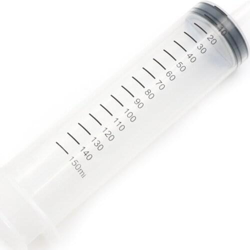 Plastic Reusable Big Large Hydroponics Nutrient Sterile Health Measuring Syringe Tools Cat Feeding Accessories 150ml