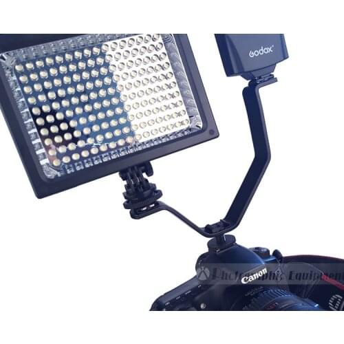 DSLR Camera flash stand hot shoe adapter microphone / videl light tripod mount holder (V) metal photo studio accessories