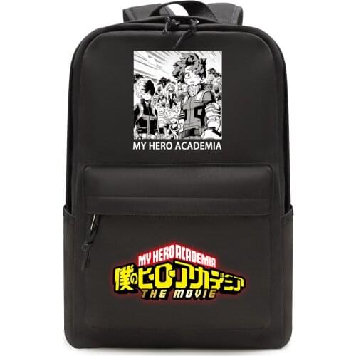 Anime My Boku no Hero Academia School Bags Daily Backpack for Unisex School Student Rucksack Sport Travel Laptop Backpack