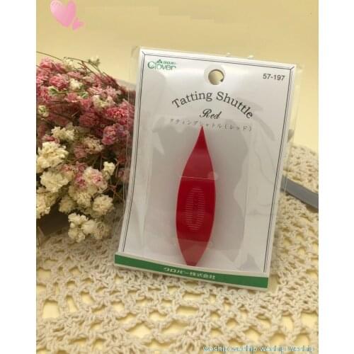 Lace tat Shuttle weaving machine weaver tatting shuttle red