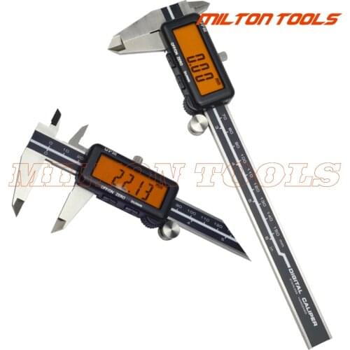 150mm 6'' UPM brand Full Screen Yellow LCD Electronic Digital Caliper micrometer gauge