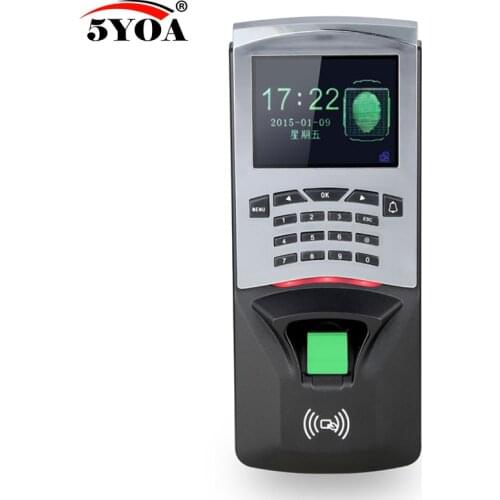 5YOA Fingerprint Password Key Lock Access Control Machine Biometric Electronic Door Lock RFID Reader Scanner System