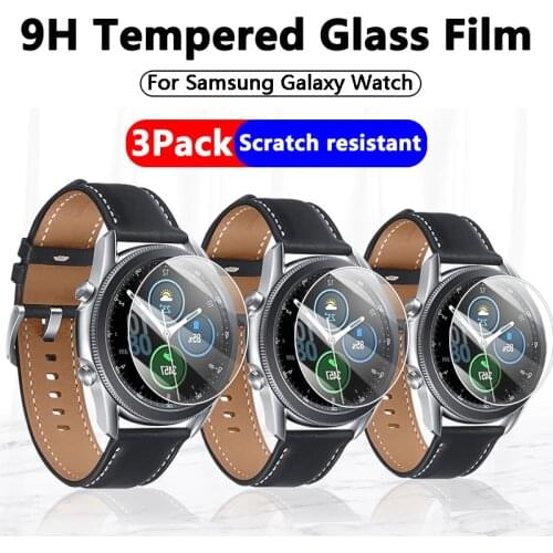 9H Scratch resistant For Samsung Galaxy Watch 3 Tempered Glass Screen Protector For Galaxy Watch Geat S3 S2 For Watch Acitve 2