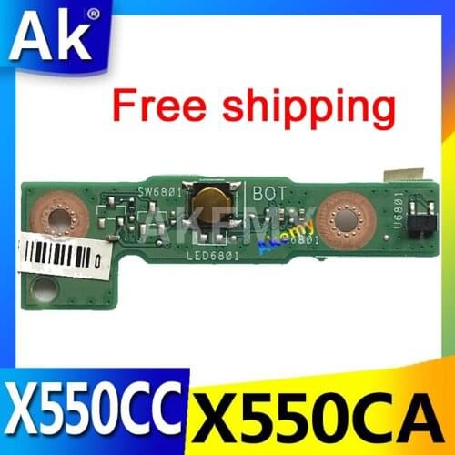 AK Original For ASUS X550V X550CC X550CA X550VC X550VB Power Switch button BOARD With Cable 100% Tested Fast Ship