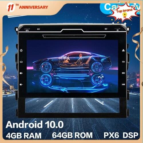 Android 10 4G+64GB Car Radio Player GPS Navigation For TOYOTA Land Cruiser LC 2016+ HD Multimedia DVD Player Tape DSP Carplay
