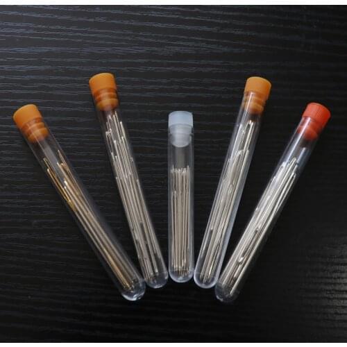 Transparent Needle Bottled Big Eye Blunt Hand Sewing Needle Set DIY Embroidery Wool Sweater Needle
