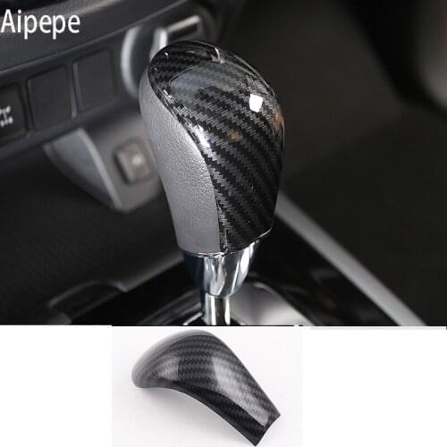 For Nissan Terra Navara 2018 2019 car styling body stick Head Sequin Trim ABS Chrome Gear Cover Shift Knob Control Lamp Frame