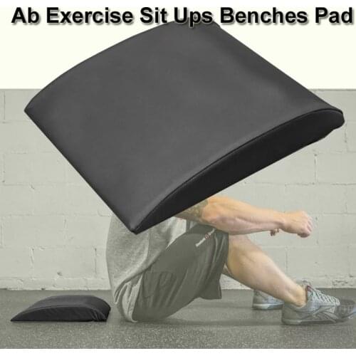 Ab Exercise Sit Ups Benches Pad Abdominal Trainer Mat Comfortable PU Lower Back Support Workout Fitness Equipment