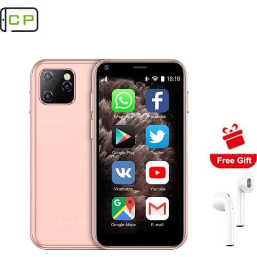 SOYES XS11 Mini Android 6.0 Cheap Smartphone With 3D Glass Slim Body HD Camera Dual Sim Quad Core Google Play Store Cell Phones