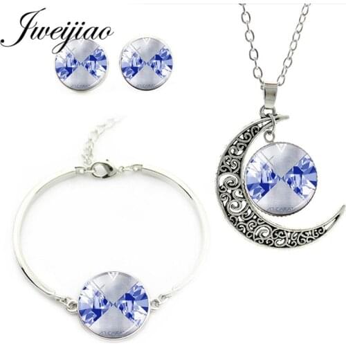 JWEIJIAO Fashion Seventeen 17 Jewelry Sets Necklace Earrings Bracelet Kpop Singers Album Photocards Glass Gems Charms SET10