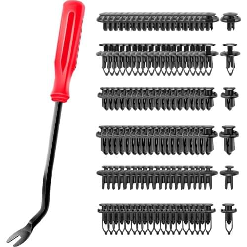 120x 6.3mm 8mm 9mm 10mm Replacement Bumper Push Rivet Clips Fender Clips Kit