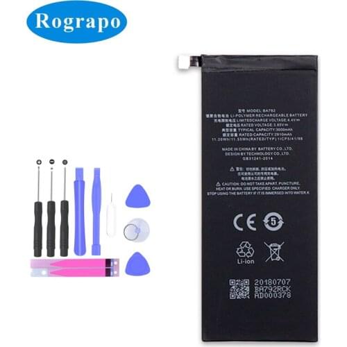 Original 3000mAh BA792 Mobile Phone Battery For Meizu Pro 7 Pro7 Smartphone