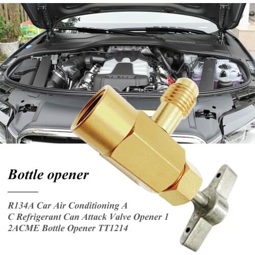 R134a Refrigerante Bottle Opener Air Conditioner Tools Fre on Refrigerant Can Opener CT338 339 R12 R600A R22 R134A