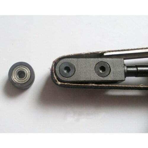 Front Steel Bearing Roller Accessory 10mm 20mm for Pneumatic Belt Sander Rolling Parts
