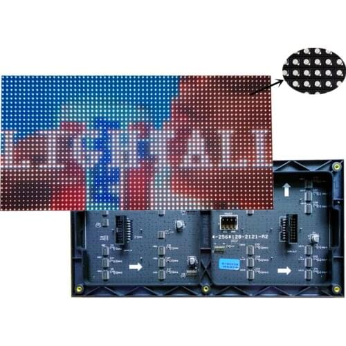 Full Color LED Matrix HD SMD2121 RGB P4 Indoor 256*128mm 64*32Pixel HUB75 LED Display Panel