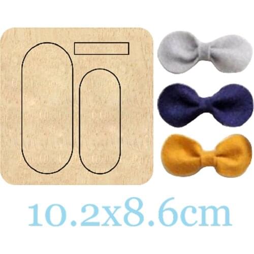 Bow Hairpin Wood Die Scrapbooking Cutting Dies&Wooden Dies Suitable for Common Die Cutting Machines on the Market 2020 New