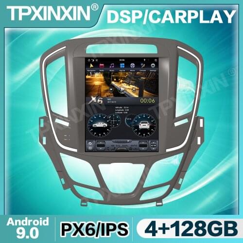 Tesla IPS Vertical Screen Android 9 For Buick Lacrosse 2015 - 2019 Car Radio Multimedia Video Recorder DVD Player Navigation GPS
