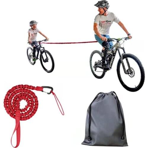 Bicycle Leash Nylon Elastic Bike Traction Belt Rope Exerciser Training Leash Jogging Training Removal Hand Free Dogs Leash