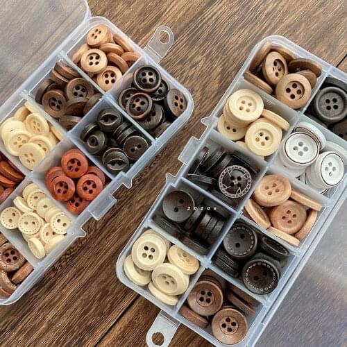 YWXINXI Wooden Buttons