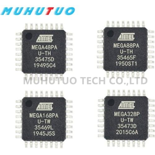10PCS ATMEGA328P-AU ATMEGA8A-AU ATMEGA8L-8AU ATMEGA8-16AU ATMEGA48PA-AU ATMEGA88PA-AU ATMEGA168PA-AU QFP-32