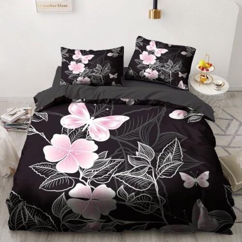 3D European Duvet Covers Sets Comforter Bed Set Quilt Cover Bedding Sets King Queen Full Size Flowers Design Bedclothes
