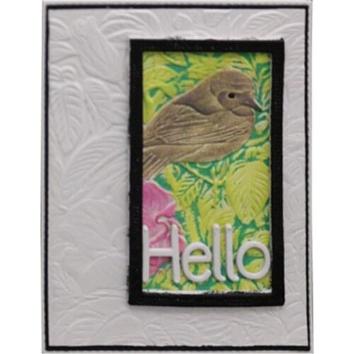 3D Birds and Leaves DIY Cutting Dies Scrapbooking Embossing Folder for Album Paper Craft E56C