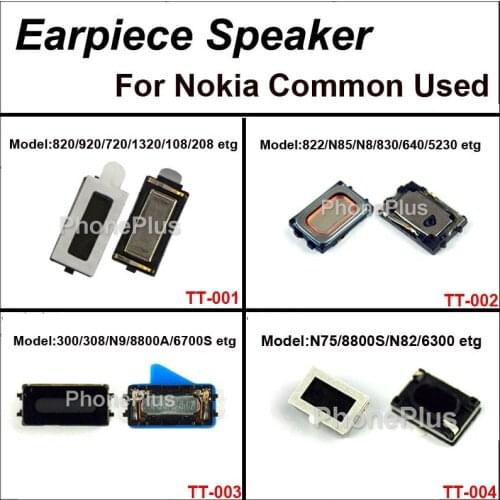 4Models Total 200pcs Earpiece Speaker Receiver For Nokia Lumia 822 1020 Most Model Compatible Suitable Common Used With Screws