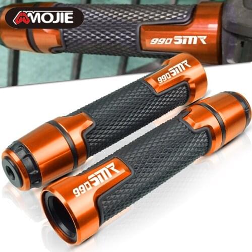 7/8" 22MM Motorcycle handlebar grip handle bar Motorbike handlebar grips FOR 990 SMR Supermoto R 2009 2010 2011 2012 2013