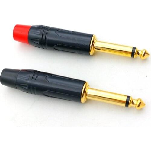 80pcs 6.35 mm mono (1/4 in) Jack Male plug audio adapter connector welding