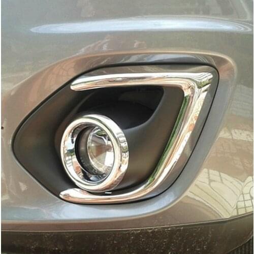 ABS Chrome Front Fog light Lamp Cover Trim for 2013-2016 Mitsubishi ASX Car styling