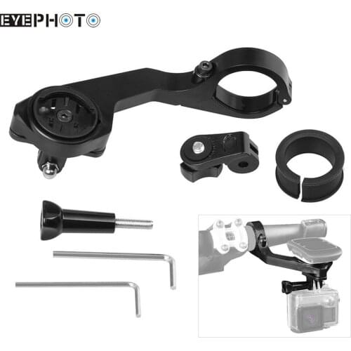 Andoer 25.4/31.8mm Out-front Bike Mount Bracket Bicycle Accessories for GoPro Cameras for Garmin Edge 1000/800/810/200/500/510