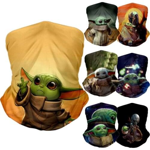 Bounty Hunter Jango Fett Lovely Baby Cosplay Face Mask Neck Scarf Masks Bandana Headband Balaclava