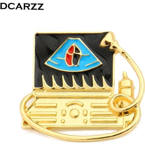 2 Colors Heart Enamel Brooch,Surgeon Pin Medical Jewelry Heart Defect Gift for Doctor/Heart Surgeon/Nurse