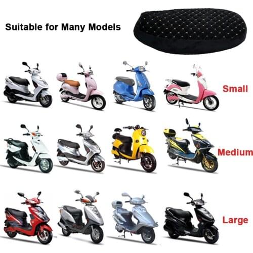 Motorcycle Seat Cover Plush Warm-keeping Soft Seat Protector for Electric Scooter Black Motocycle Velvet Seat Cover
