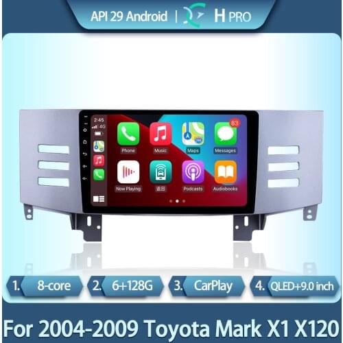 For 2004-2009 Toyota Mark X1 X120 vehicular intelligent multimedia video player REIZ radio GPS navigation retain the original CD