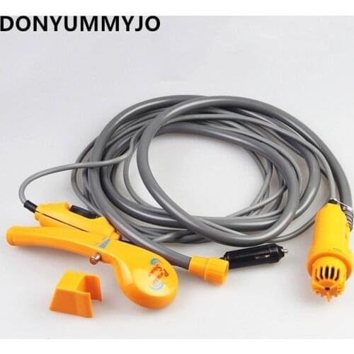 DONYUMMYJO 1pc Shower head 12V Car Shower Outdoor Hand Shower Set Portable Spray Nozzle