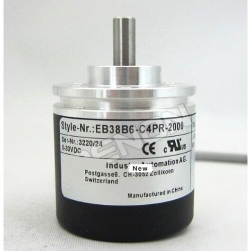 EB38B6-C4PR-2000 rotary encoders solid shaft 6mm 2000 cable outer diameter of 38mm