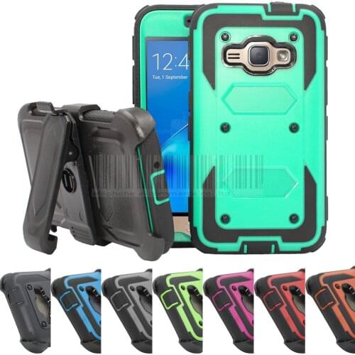 Hybrid Armor Heavy Duty Shockproof Hard Case Cover+Holster With Belt Clip For Samsung Galaxy Express 3